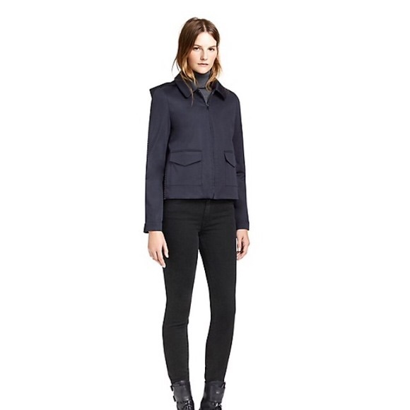 Tory Burch Jackets & Blazers - Tory Burch Lane Printed Pleated Hooded Jacket
